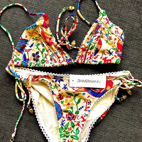 🎉🎊HP🎉🎊Zimmerman Verano Tri bikini, multi - Picture 5 of 6